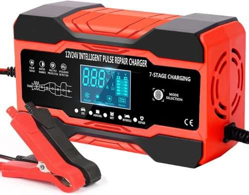 12V and 24V Intelligent Pulse Repair Battery Charger