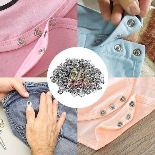 100 Piece Snap Button Kit