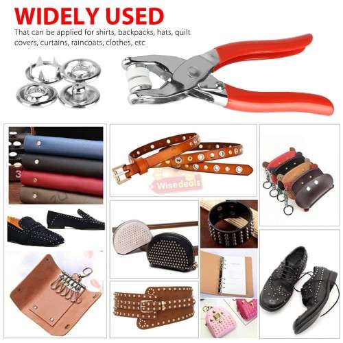 100 Piece Snap Button Kit