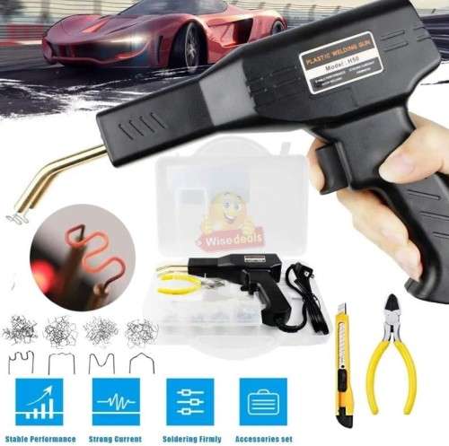 Heated Welding Kit with Accessories and Carry Case