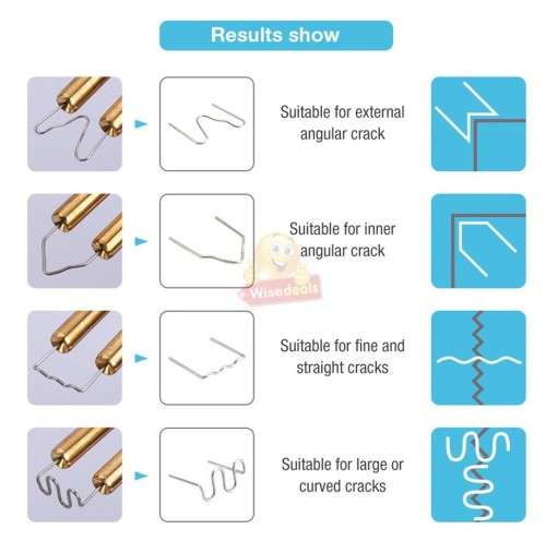 Heated Welding Kit with Accessories and Carry Case