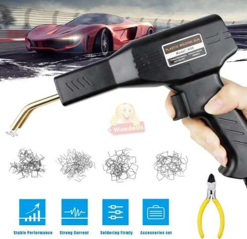 Heated Welding Kit with Accessories and Carry Case