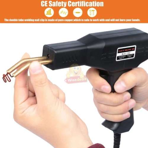 Heated Welding Kit with Accessories and Carry Case