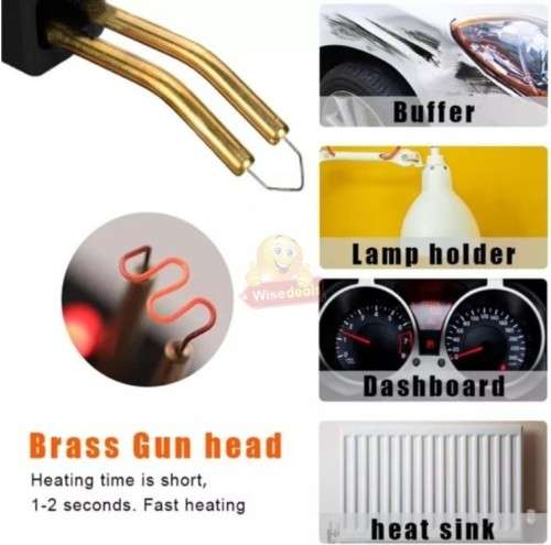 Heated Welding Kit with Accessories and Carry Case