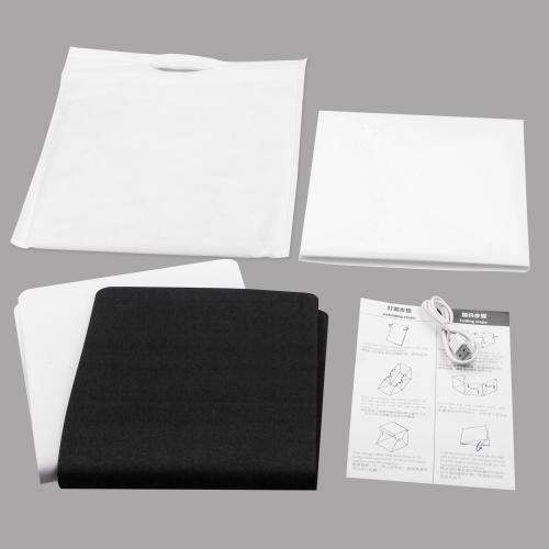 LED Photographic Light Box with 2 Backgrounds