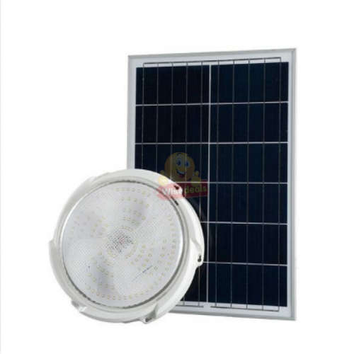 LED Solar Ceiling Light for Indoor and Outdoor use with Remote Control