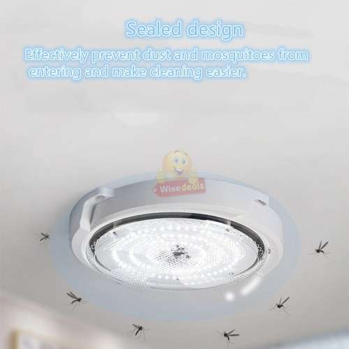 LED Solar Ceiling Light for Indoor and Outdoor use with Remote Control