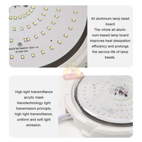 LED Solar Ceiling Light for Indoor and Outdoor use with Remote Control