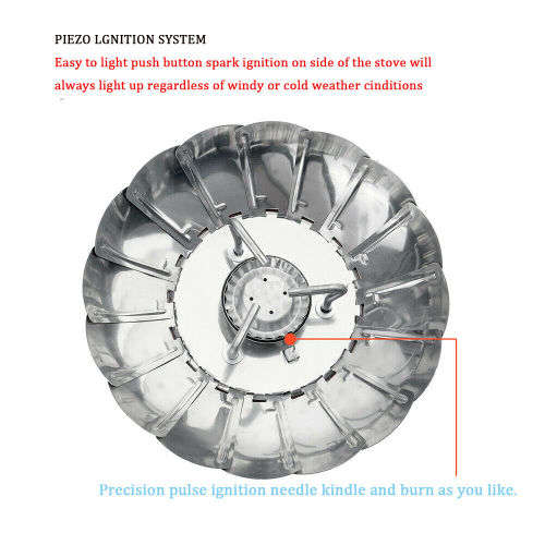 Folding Windproof Butane Gas Burner Stove