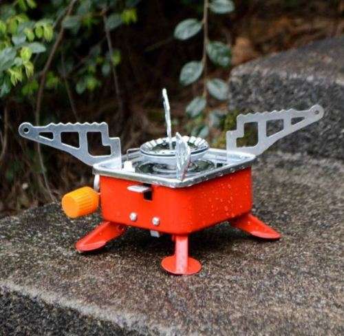 Foldable and Portable Small Square Gas Burner Stove