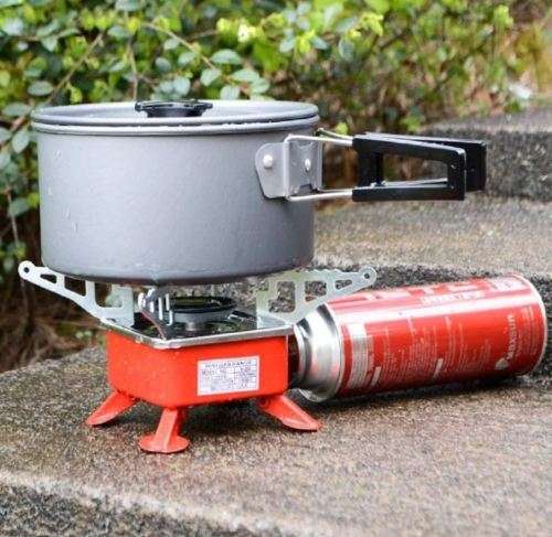 Foldable and Portable Small Square Gas Burner Stove