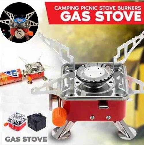 Foldable and Portable Small Square Gas Burner Stove