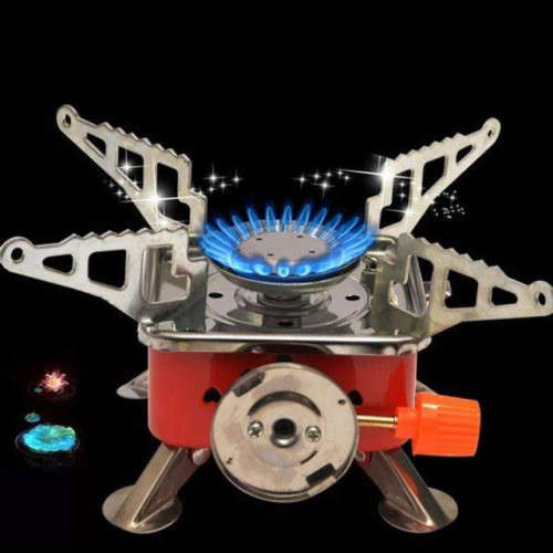 Foldable and Portable Small Square Gas Burner Stove