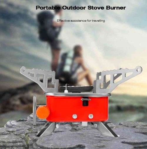 Foldable and Portable Small Square Gas Burner Stove