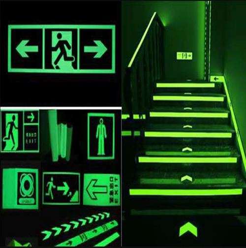 Glow in the Dark Fluorescent Tape - Light up your Steps and Walkways