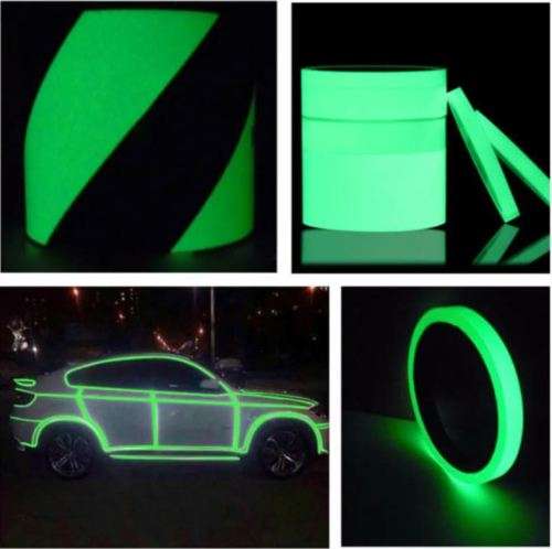 Glow in the Dark Fluorescent Tape - Light up your Steps and Walkways