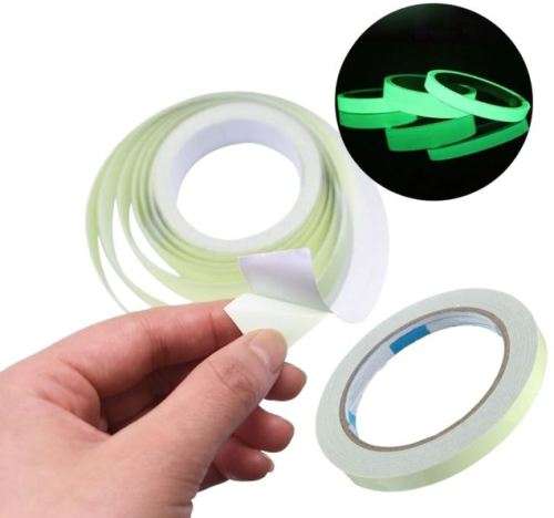 Glow in the Dark Fluorescent Tape - Light up your Steps and Walkways
