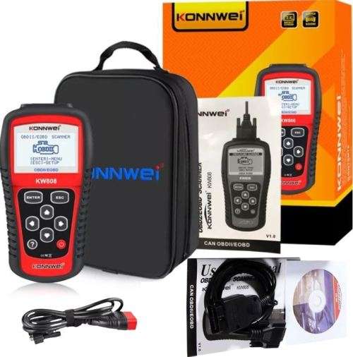 KONNWEI KW808 OBDII EOBD Diagnostic Code Scanner Kit