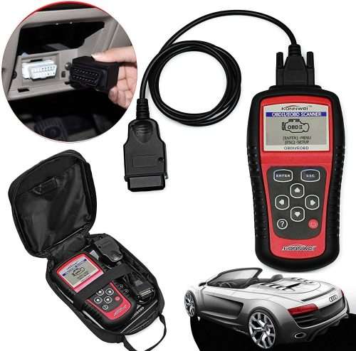 KONNWEI KW808 OBDII EOBD Diagnostic Code Scanner Kit