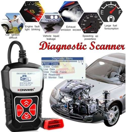 OBD2 Universal Vehicle Diagnostic Scanner - PLEASE SEE NEW DELIVERY FEES