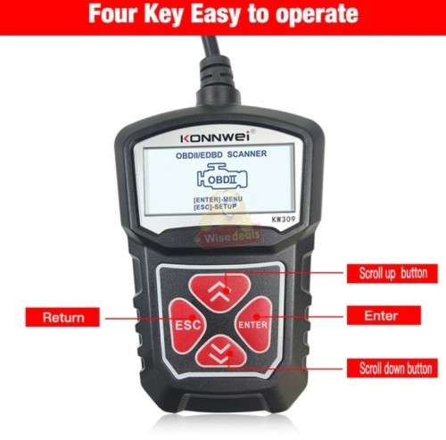 OBD2 Universal Vehicle Diagnostic Scanner - PLEASE SEE NEW DELIVERY FEES