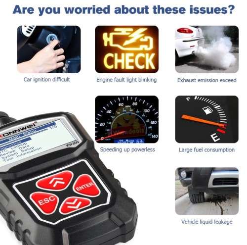 OBD2 Universal Vehicle Diagnostic Scanner - PLEASE SEE NEW DELIVERY FEES