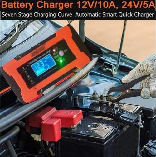 12V and 24V Intelligent Pulse Repair Battery Charger