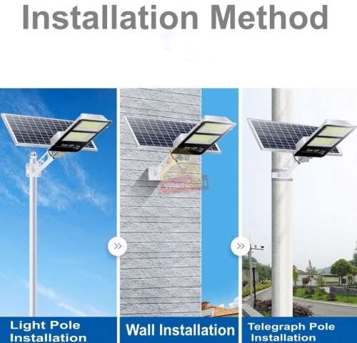 250W Solar Street Light with Adjustable Solar Panel - PLEASE SEE NEW DELIVERY FEES