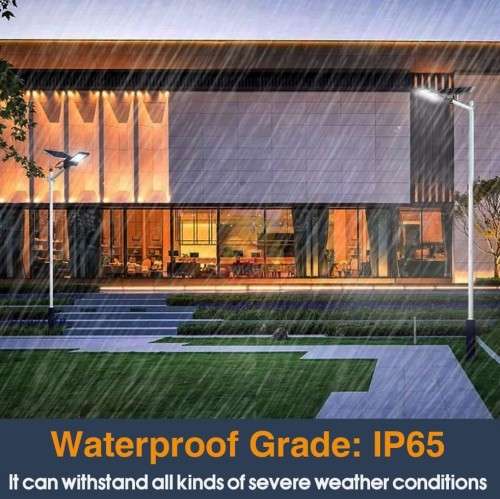 250W Solar Street Light with Adjustable Solar Panel - PLEASE SEE NEW DELIVERY FEES