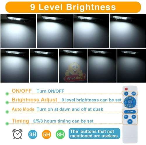 250W Solar Street Light with Adjustable Solar Panel - PLEASE SEE NEW DELIVERY FEES