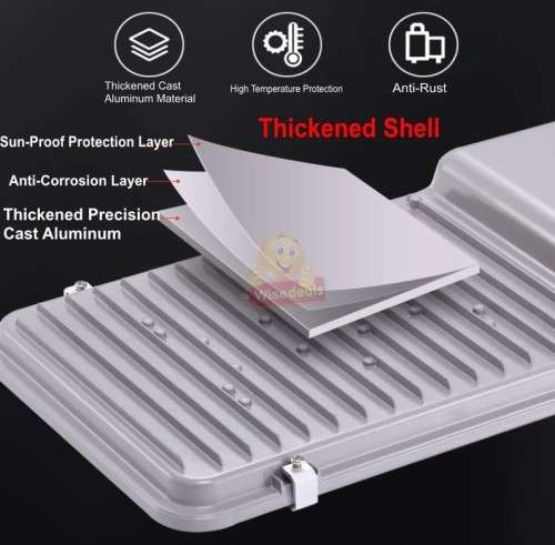 250W Solar Street Light with Adjustable Solar Panel - PLEASE SEE NEW DELIVERY FEES