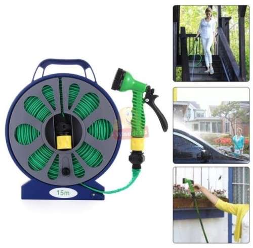 15m Hose kit with stand and 7 nozzle settings