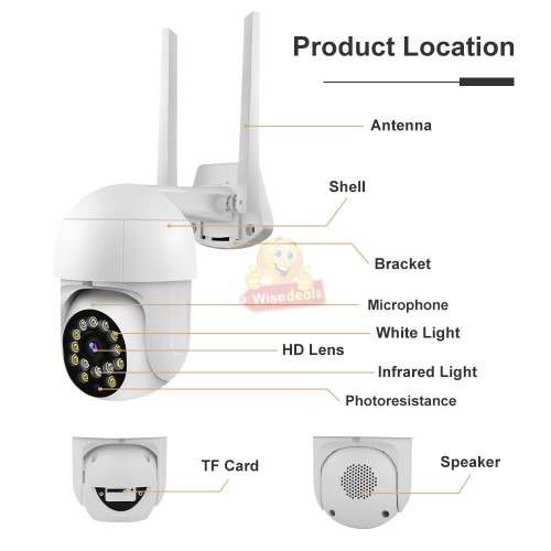 Waterproof OUTDOOR WIFI IP Camera