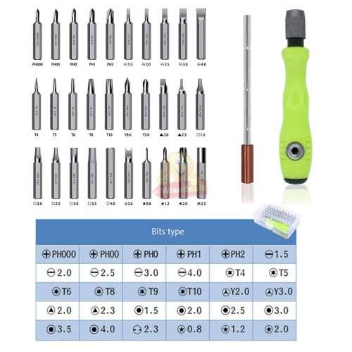 32 in 1 Electronics Magnetic Precision Screwdriver Set