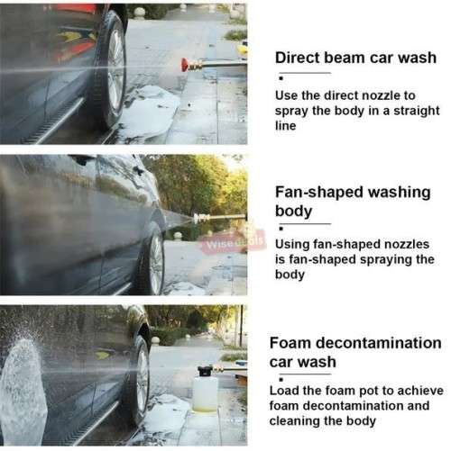 Cordless High Pressure Water Gun with Accessories and Carry Case