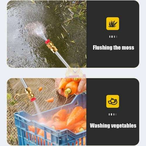 Cordless High Pressure Water Gun with Accessories and Carry Case