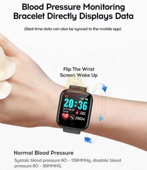 Smartwatch support Heart Rate, Blood Pressure and more