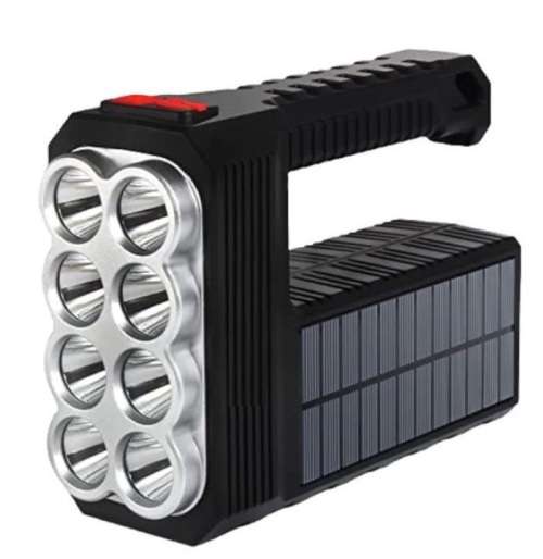 SOLAR & USB Charge Rechargeable Multipurpose Light, 8 LED & COB