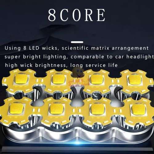 SOLAR & USB Charge Rechargeable Multipurpose Light, 8 LED & COB