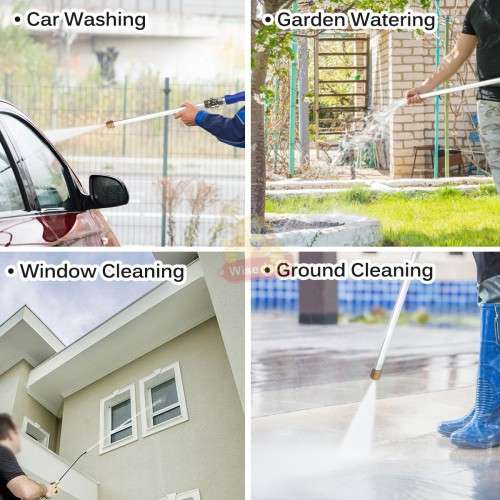 High Pressure Water Spray gun with Accessories