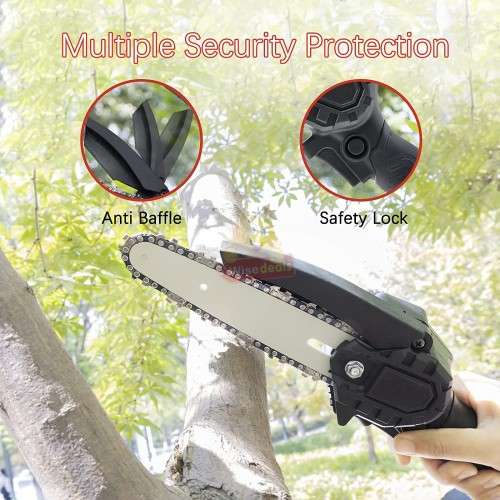 24V Cordless Chain Saw in handy carry case with Accessories