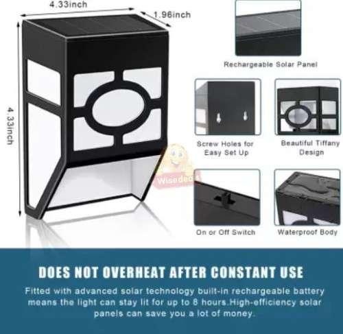 LED SOLAR Wall and Fence Wall