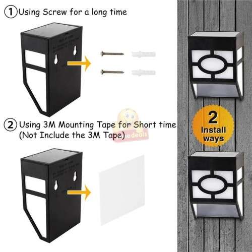 LED SOLAR Wall and Fence Wall