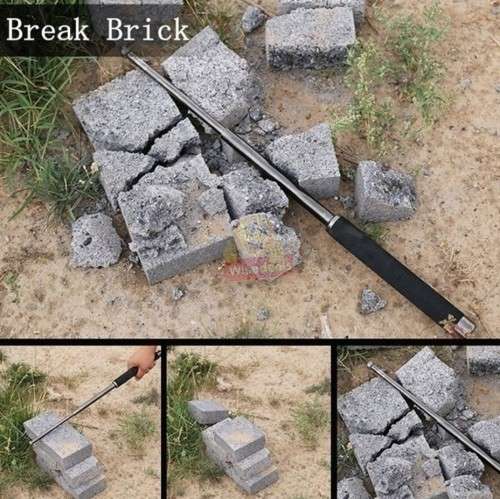 Titanium Police Self Defence Baton Stick with Pouch