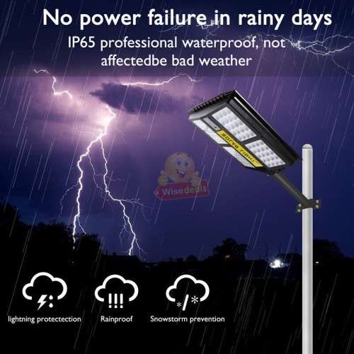 300W Solar Sensor Street Light with Remote Control