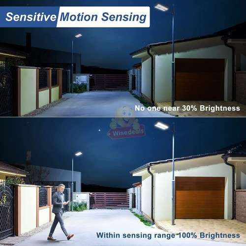 300W Solar Sensor Street Light with Remote Control
