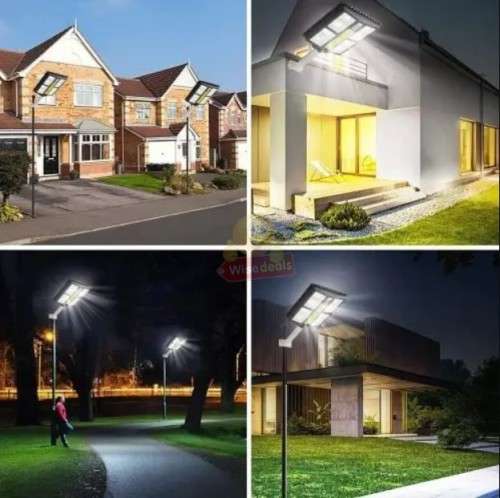 200W Solar Sensor Street Light with Remote Control
