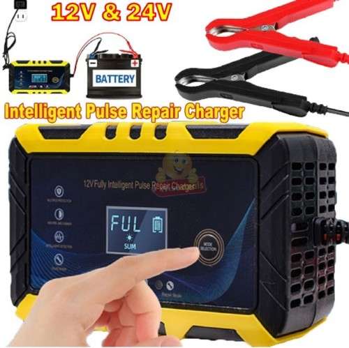 12/24V Intelligent Pulse Repair Battery Charger