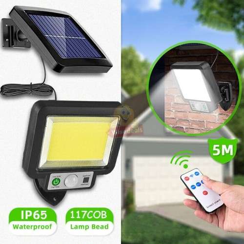 117 COB SOLAR Split Flood Light With Remote Control