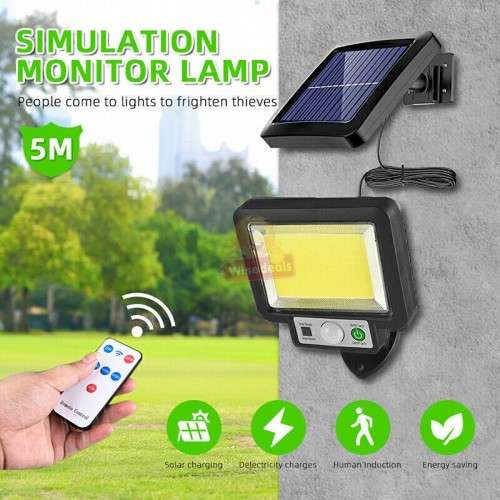 117 COB SOLAR Split Flood Light With Remote Control